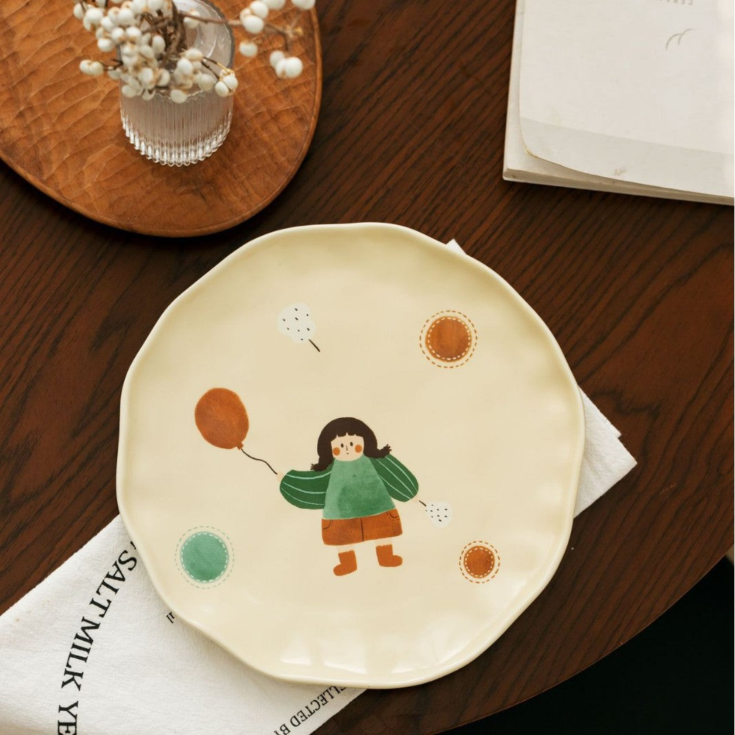 Cartoon Ceramic Bowl With Lid - Modomu