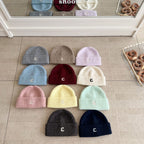Letter C Embroidered Beanie