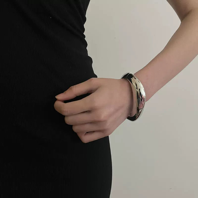 Irregular Metal Open Couple Bracelet - Modomu