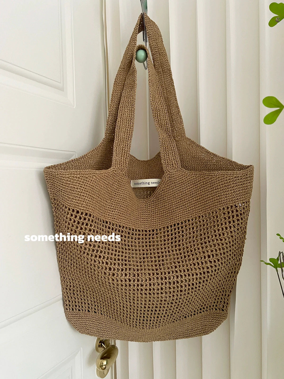 Holiday Woven Straw Tote Bag - Modomu