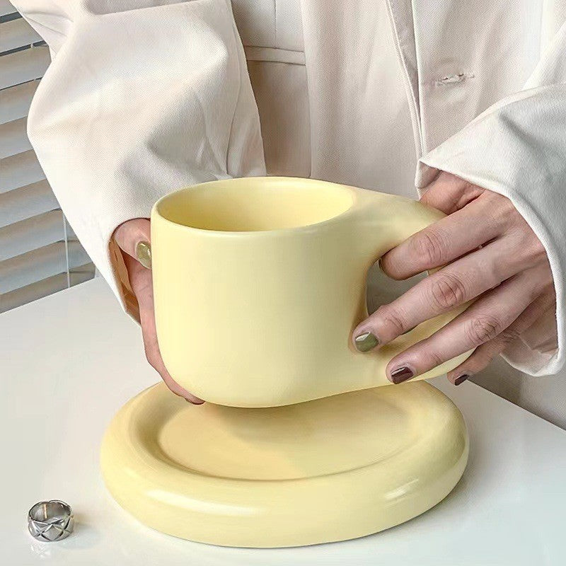 Chubby Ceramic Coffee Mug Set - Modomu