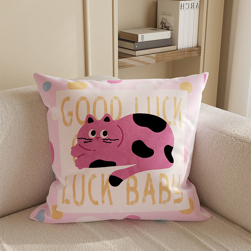 Cartoon Critter Throw Cushion – Cat Designs