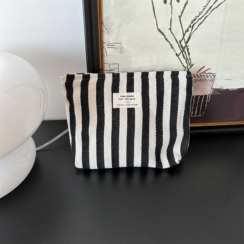 Striped Cosmetic Bag Organizer - Modomu