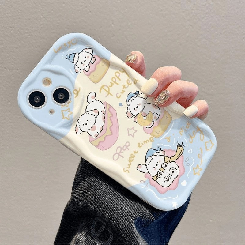 Pet Doodle Wavy iPhone Case