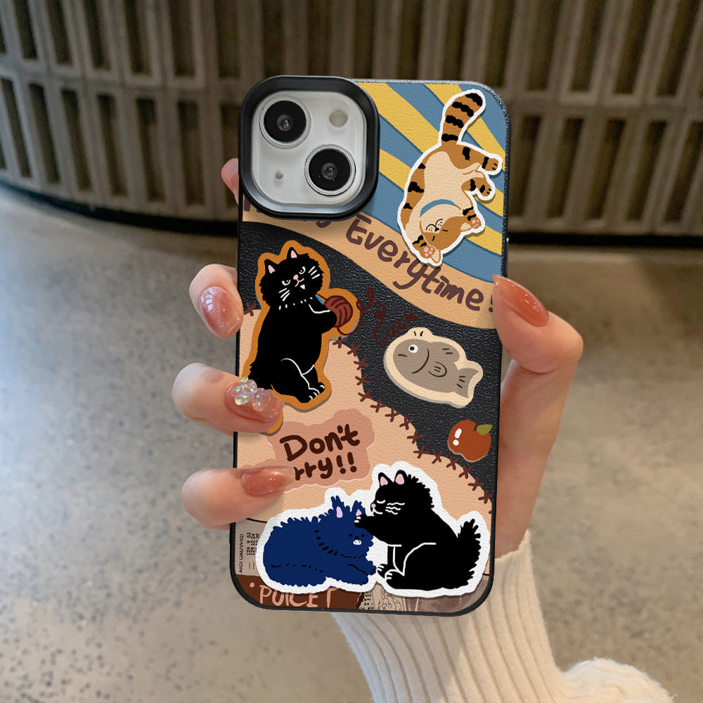 Yarn Kitty Silicone iPhone Case
