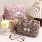 Leopard Plush Cosmetic Bag Organizer - Modomu