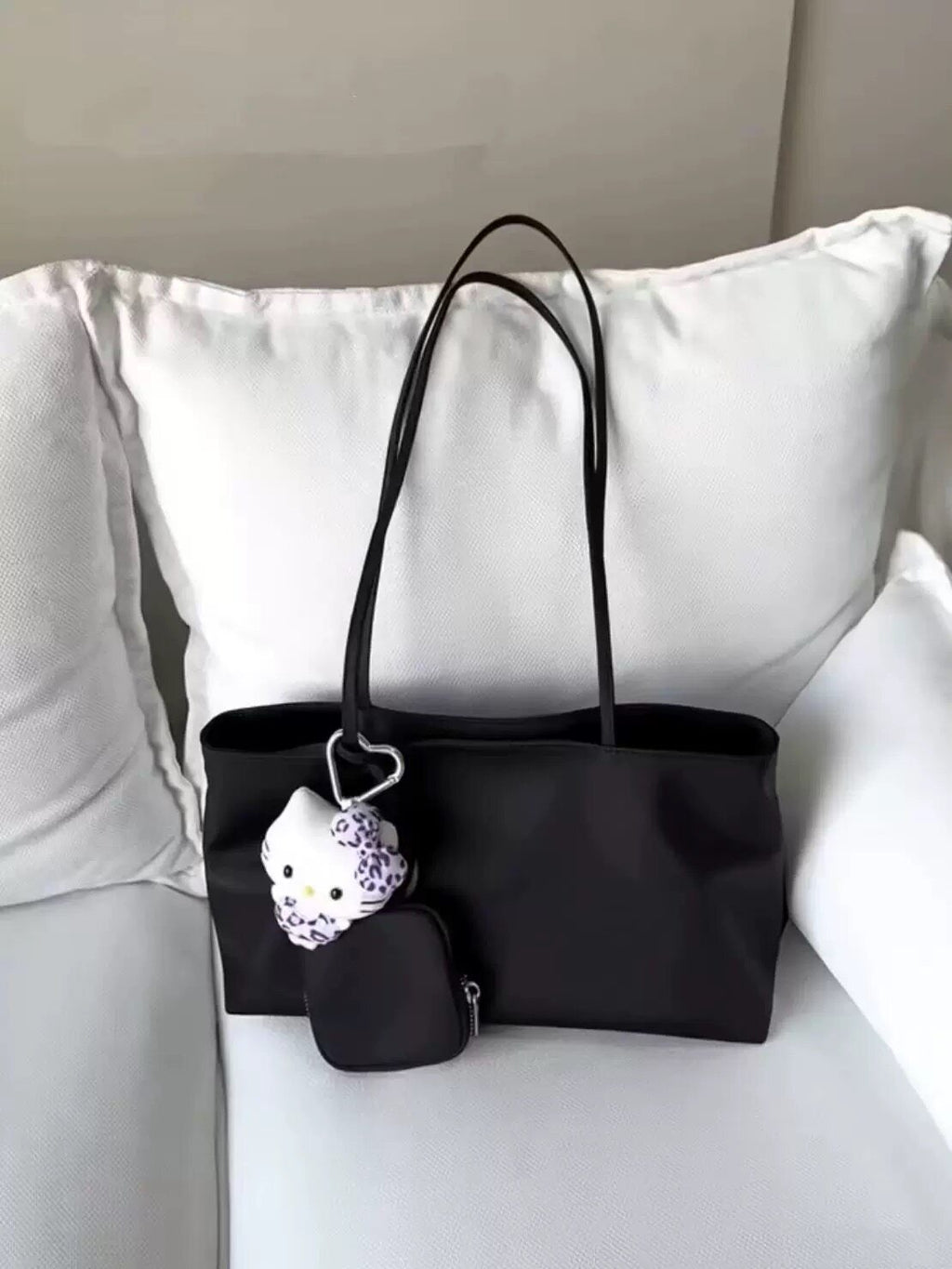 Nylon Tote and Pouch Set