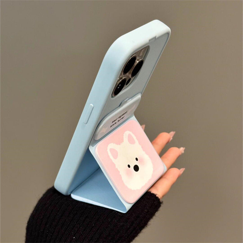 Blush Westie Stand Phone Case
