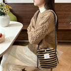 Plush Polka Dot Shoulder Bag - Modomu