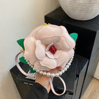 Sculpted Flower Evening Bag