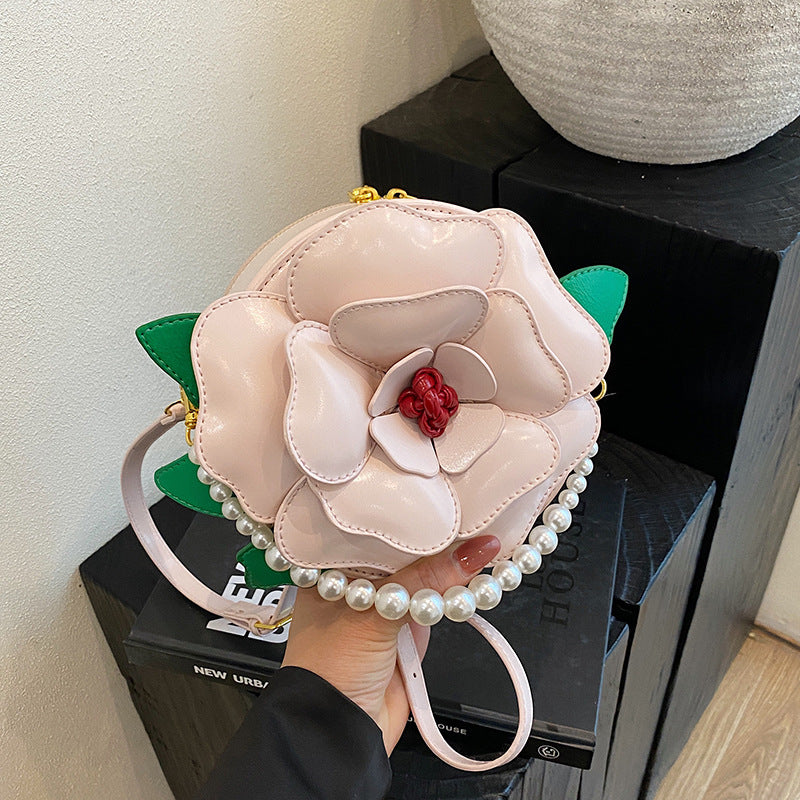 Sculpted Flower Evening Bag