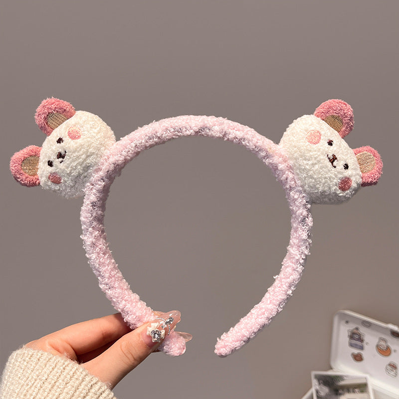 Cute Bear Plush Headband - Modomu