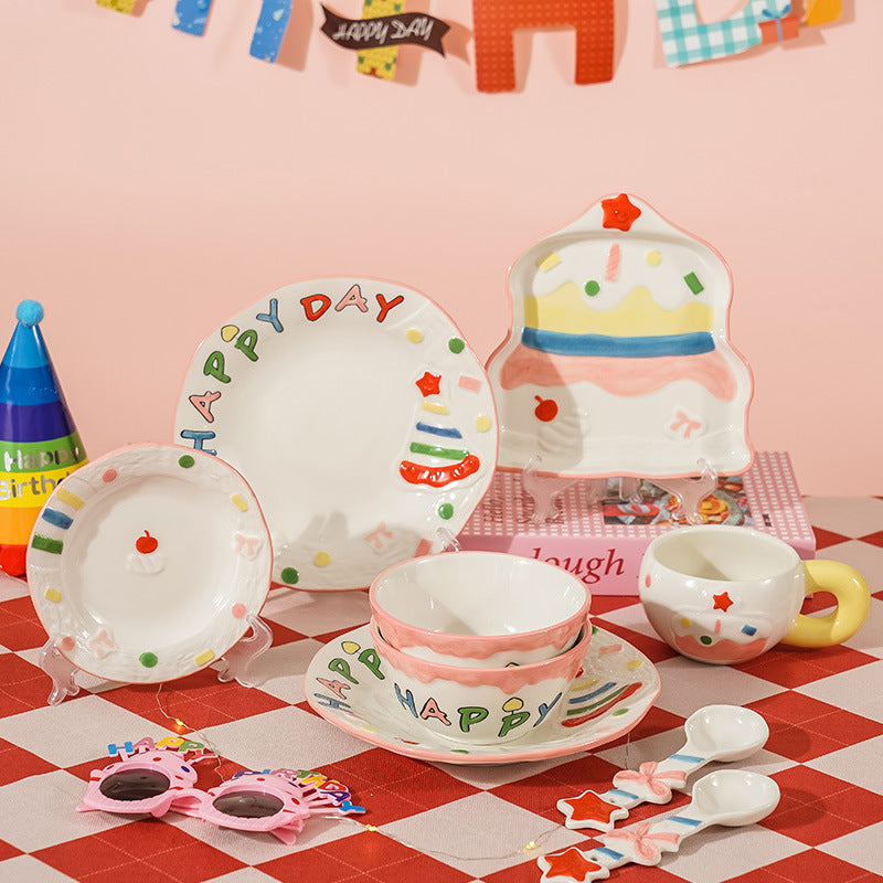 Hand Painted Ins Style Bowl