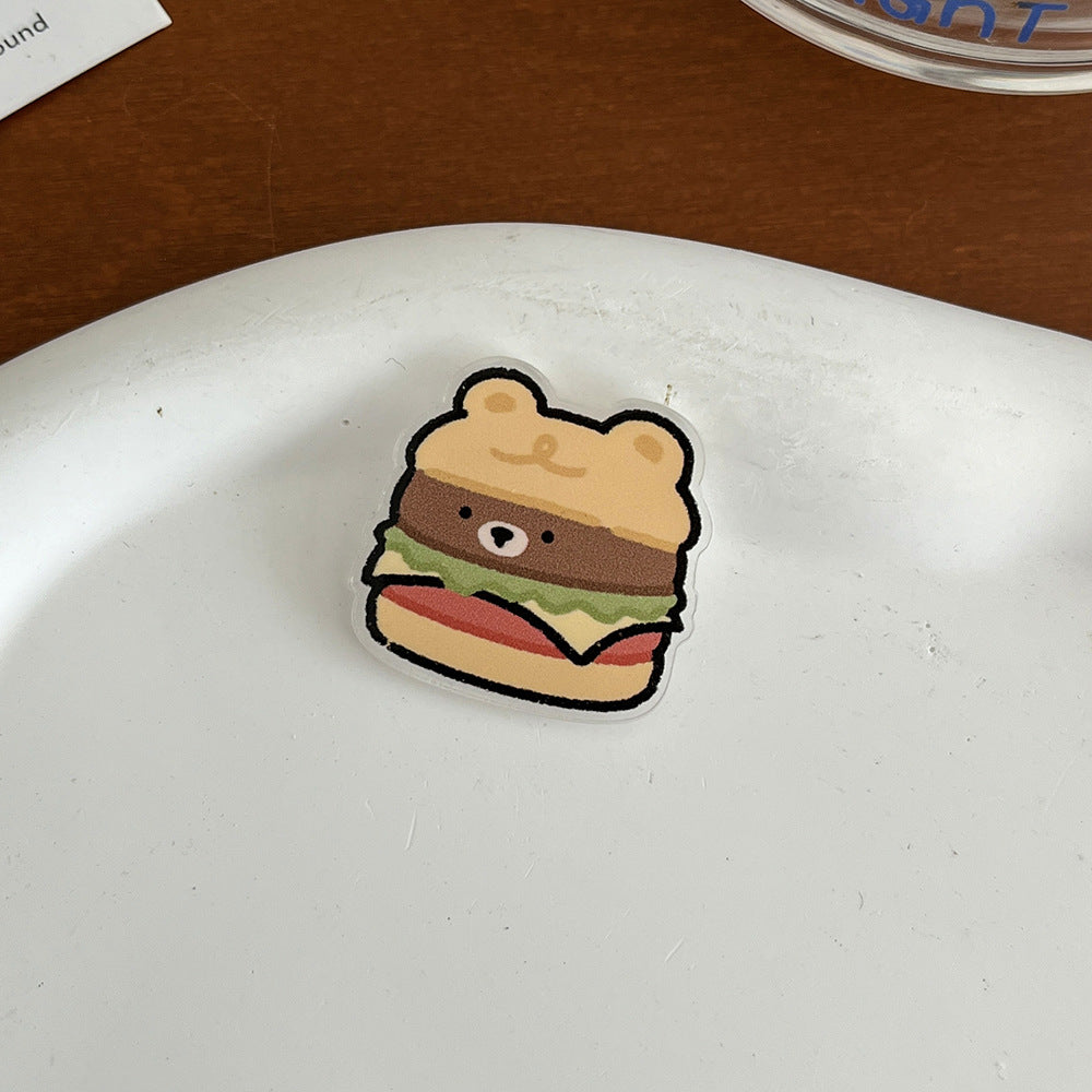 Cute Cartoon Acrylic Brooch - Modomu