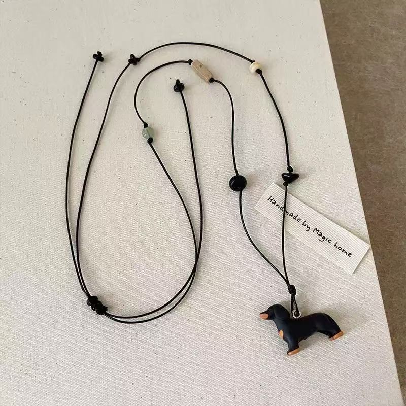 Cartoon Dog Pendant Necklace - Modomu
