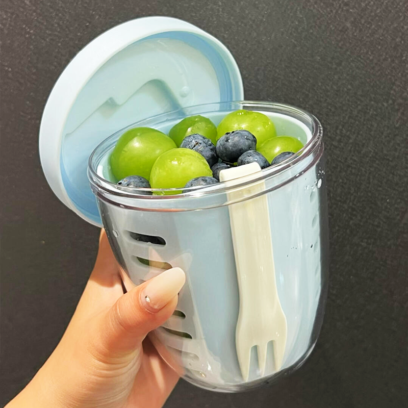 Fruit Cup with Built-In Fork - Modomu