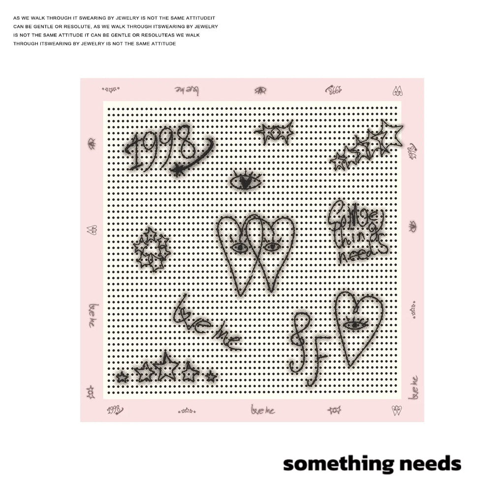 Polka Dot Graffiti Fashion Scarf - Modomu