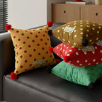Retro Polka Dot Cushion Cover - Modomu