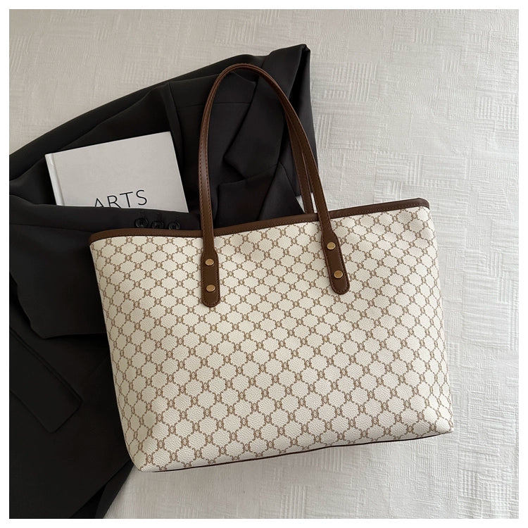 Textured Commuter Tote Bag