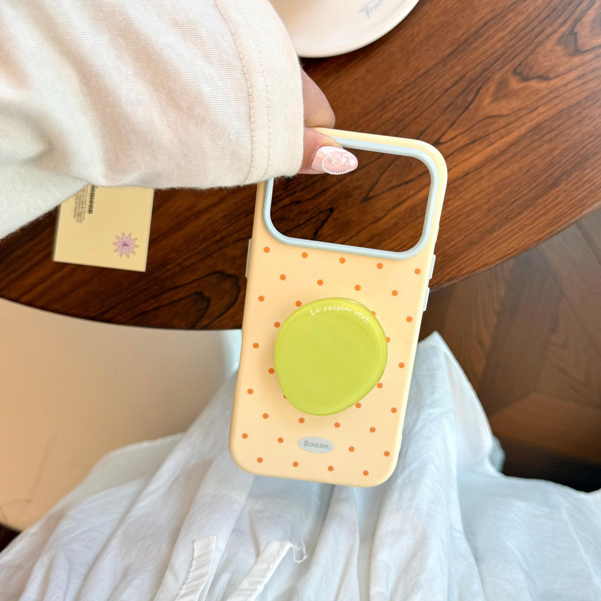 Macaron Polka Dot iPhone Case
