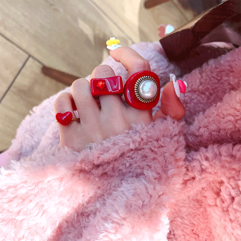 Personalized Pearl Detail Ring - Modomu