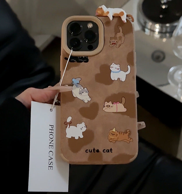 Sleeping Cat Topper Phone Case – Heart Cat Designs