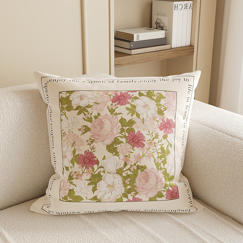 French Botanical Print Cushion – Floral Designs