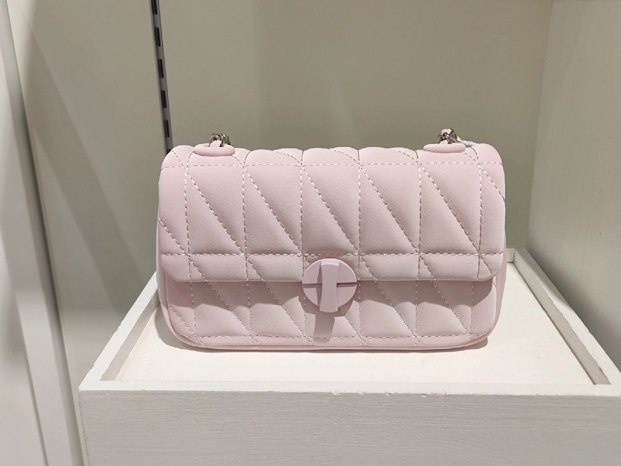 Quilted Chain Flap Bag