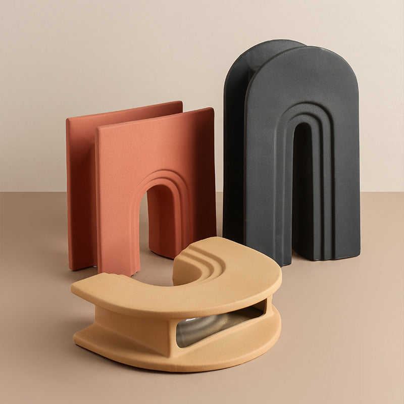 Geometric Arch Ceramic Vase - Modomu