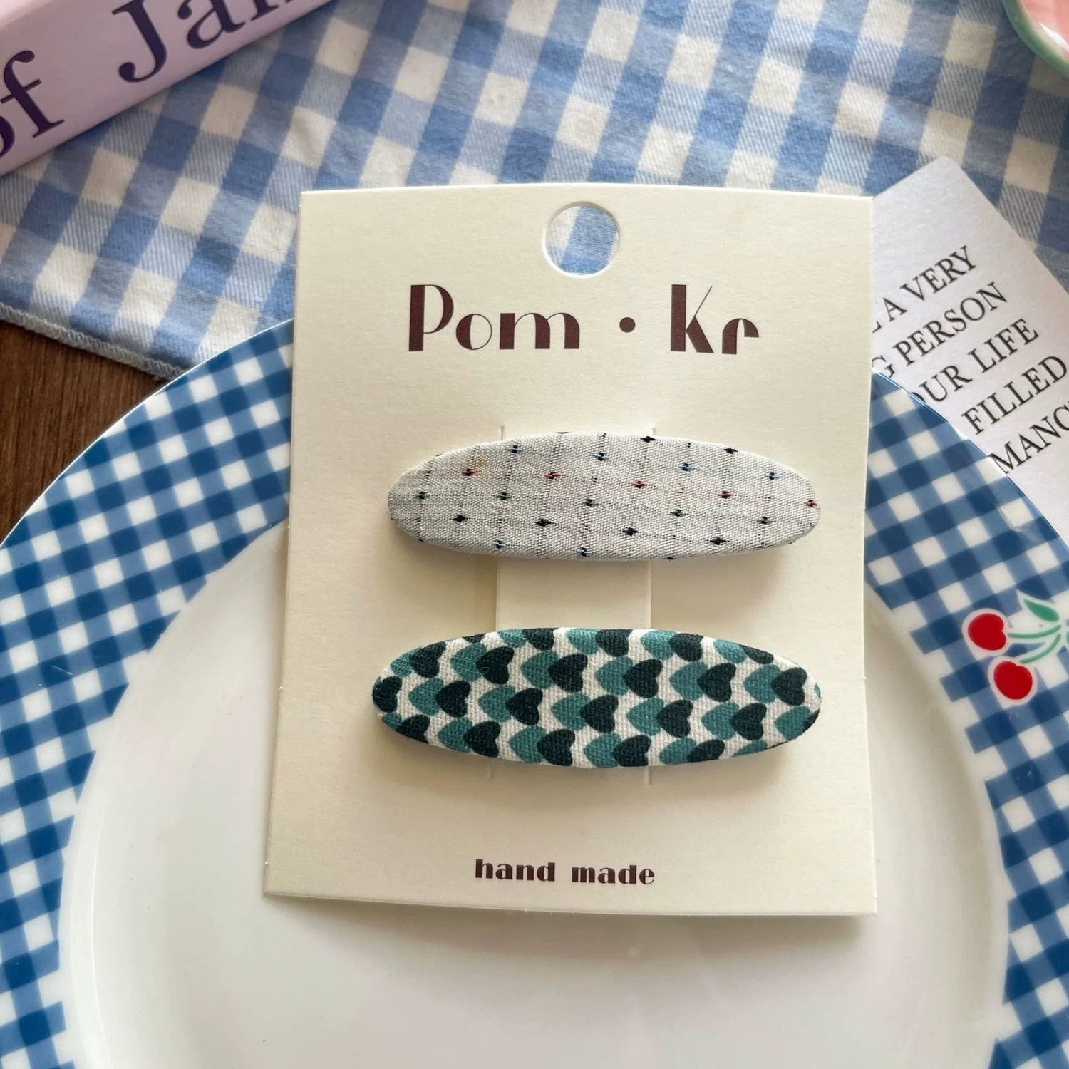 Floral Oval Hair Clip - Modomu