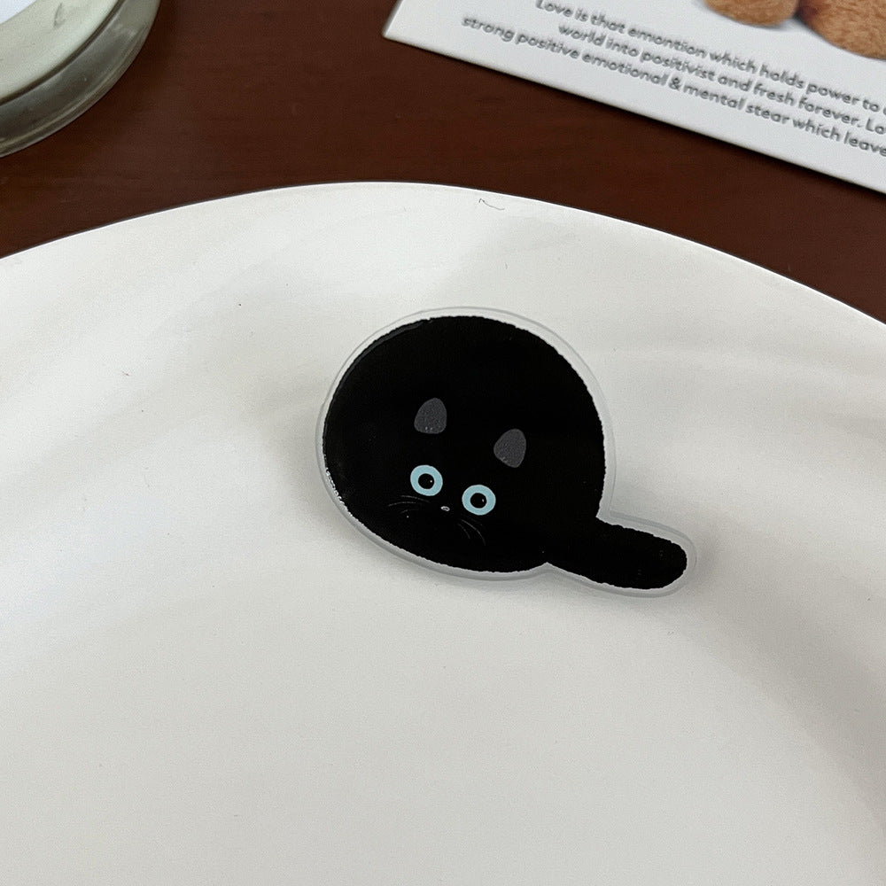 Cat Brooch Cartoon Pin