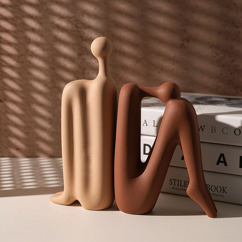 Abstract Character Bookend Sculpture - Modomu