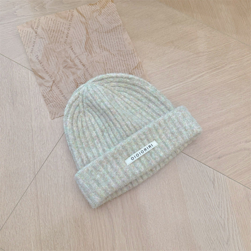 Striped Knit Beanie Retro Style - Modomu