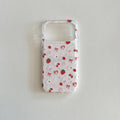Strawberry Bunny Bow iPhone Case