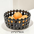 Ceramic Woven Storage Fruit Basket