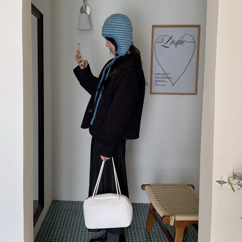 Striped Aviator Pilot Hat