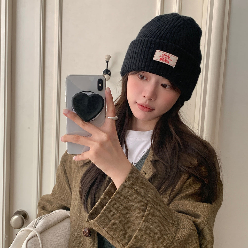 Classic Beanie with Patch Detail