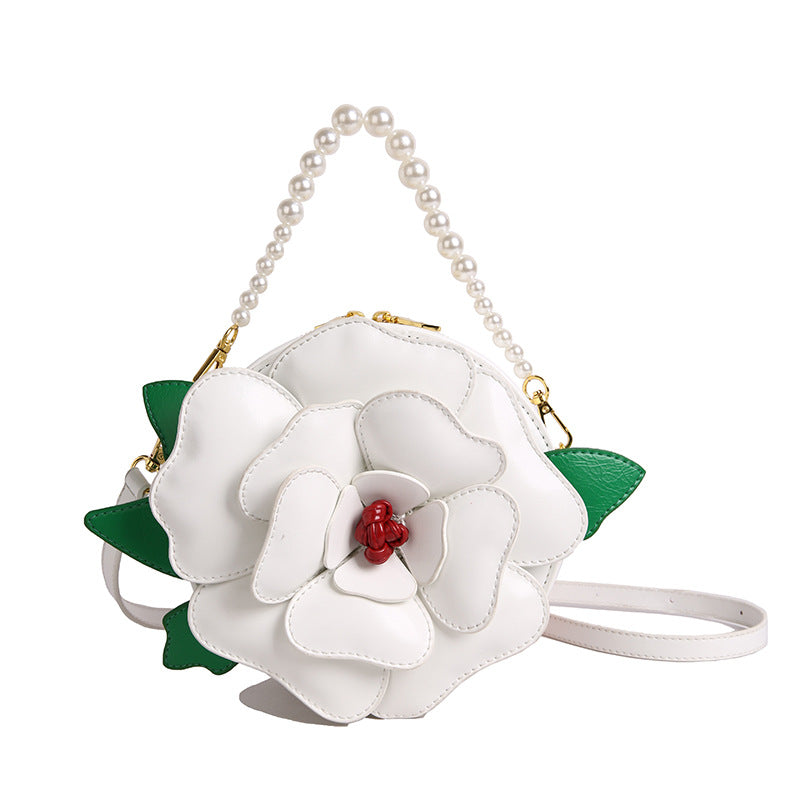 Sculpted Flower Evening Bag