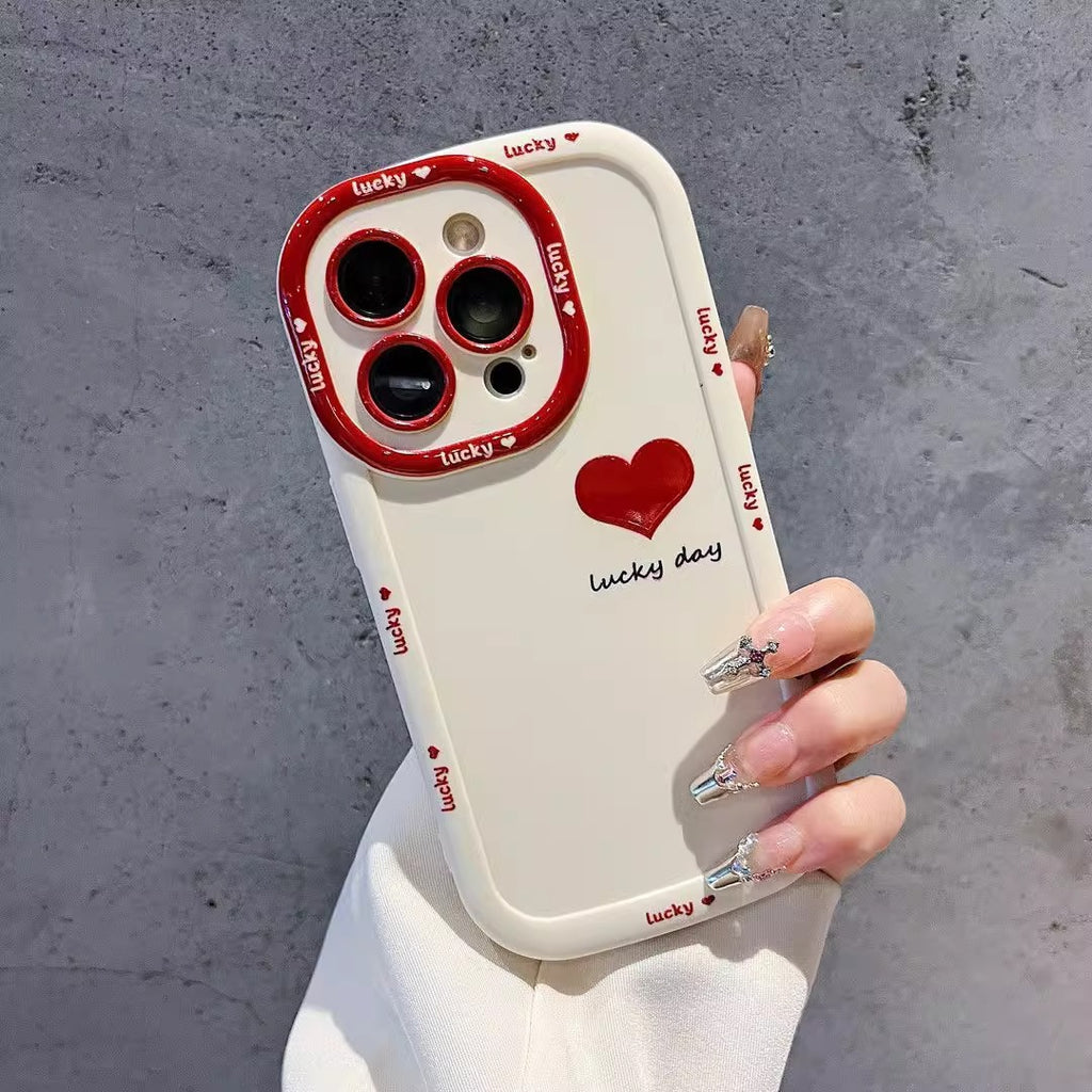 Lucky Day Heart Puffy Case