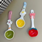 Ceramic Long Handle Spoon