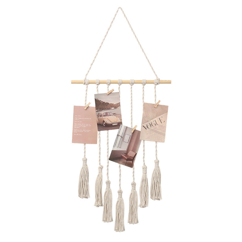 Nordic Photo Clip Wall Tapestry - Modomu