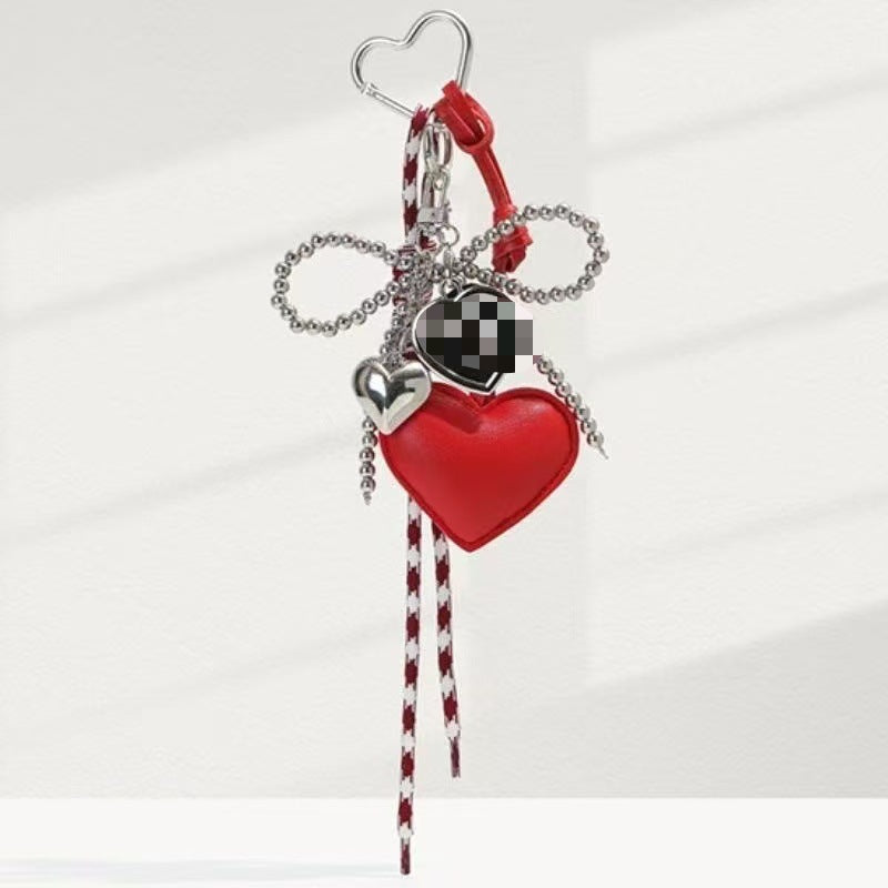 Leopard Bow Bag Charm Keychain - Modomu
