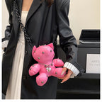 Studded Cat Novelty Bag