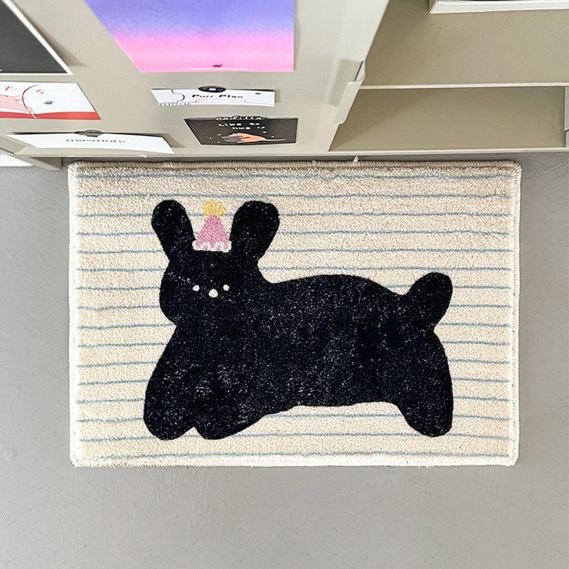 Party Hat Puppy Bedside Rug