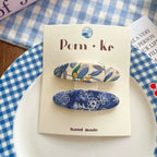 Floral Oval Hair Clip - Modomu