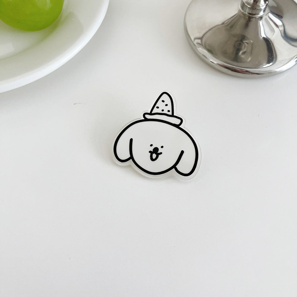 Cute Cartoon Puppy Brooch Pin - Modomu