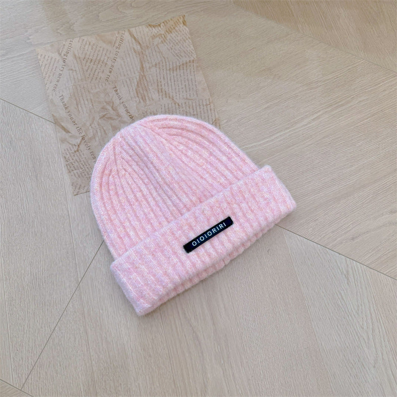 Striped Knit Beanie Retro Style - Modomu