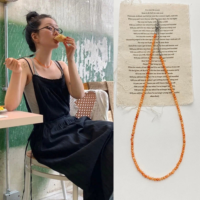Freshwater Shell Dopamine Necklace - Modomu
