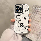 Doodle Pet Puff iPhone Case