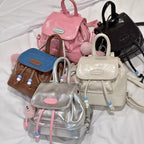 Glossy Flap Backpack
